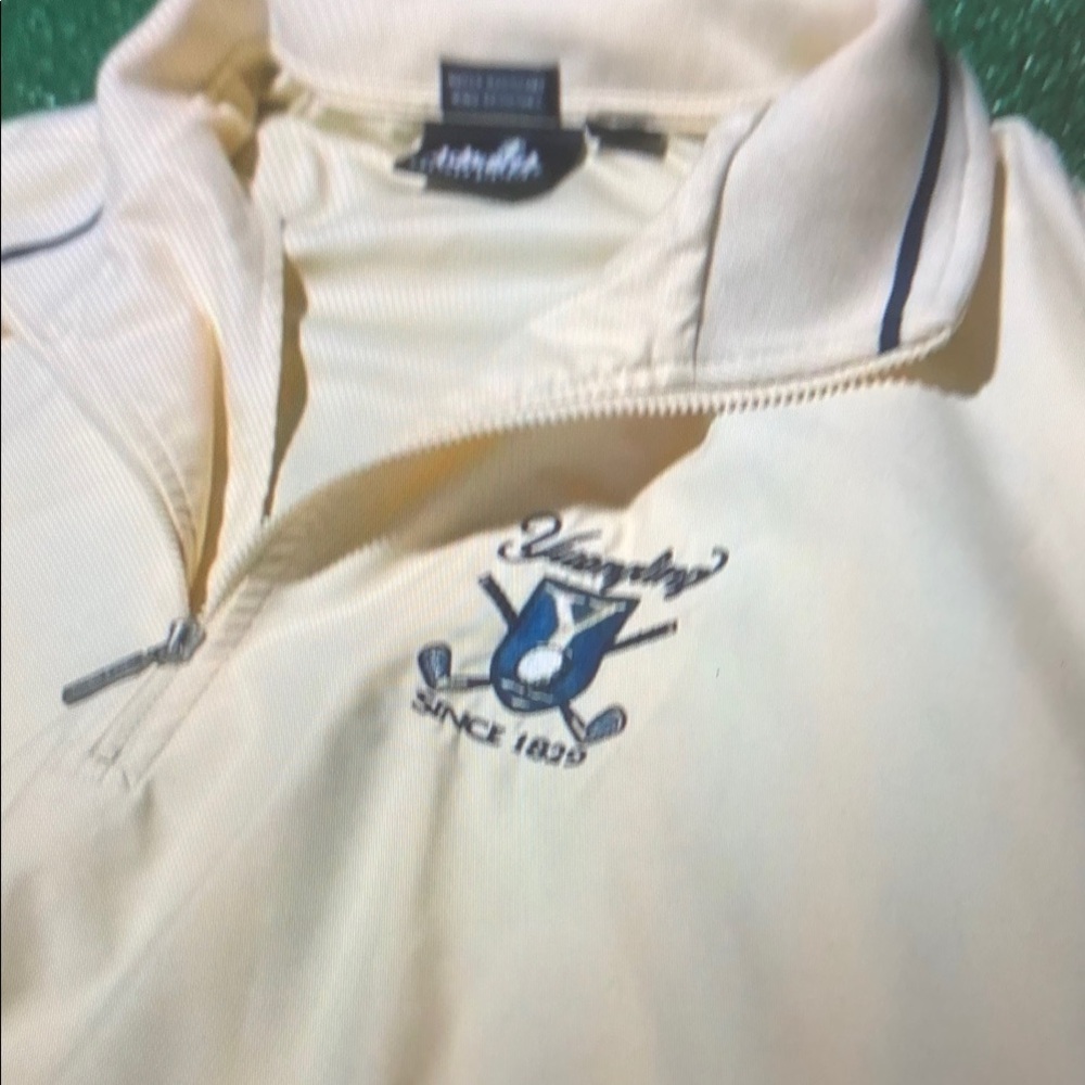 VINTAGE Mens Yuengling Ashworth quarter-zip rain resistant pullover (Size XL)